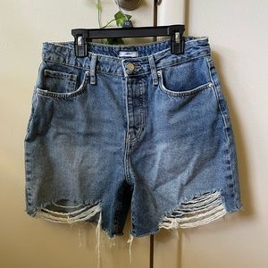 F21 | Ripped Jean Shorts 🎸